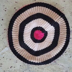 Kate spade pink knitted beret